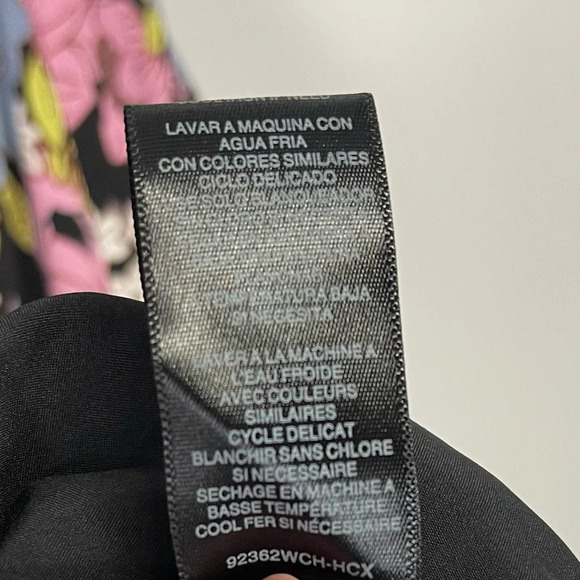 NEW Wayf Dress Womens Medium Rosalind Cheetah Print Tie Front Floral Multi NWOT - Picture 8 of 12